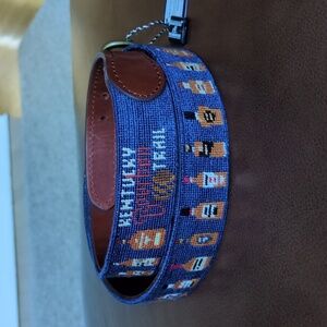 NWT Kentucky Bourbon Trail Bottles Belt (Classic Navy) 36